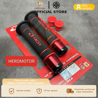 promo paket Handgrip Original RCB HG55 plus Jalu stang cnc berkualitas paket 2in1 universal all motor