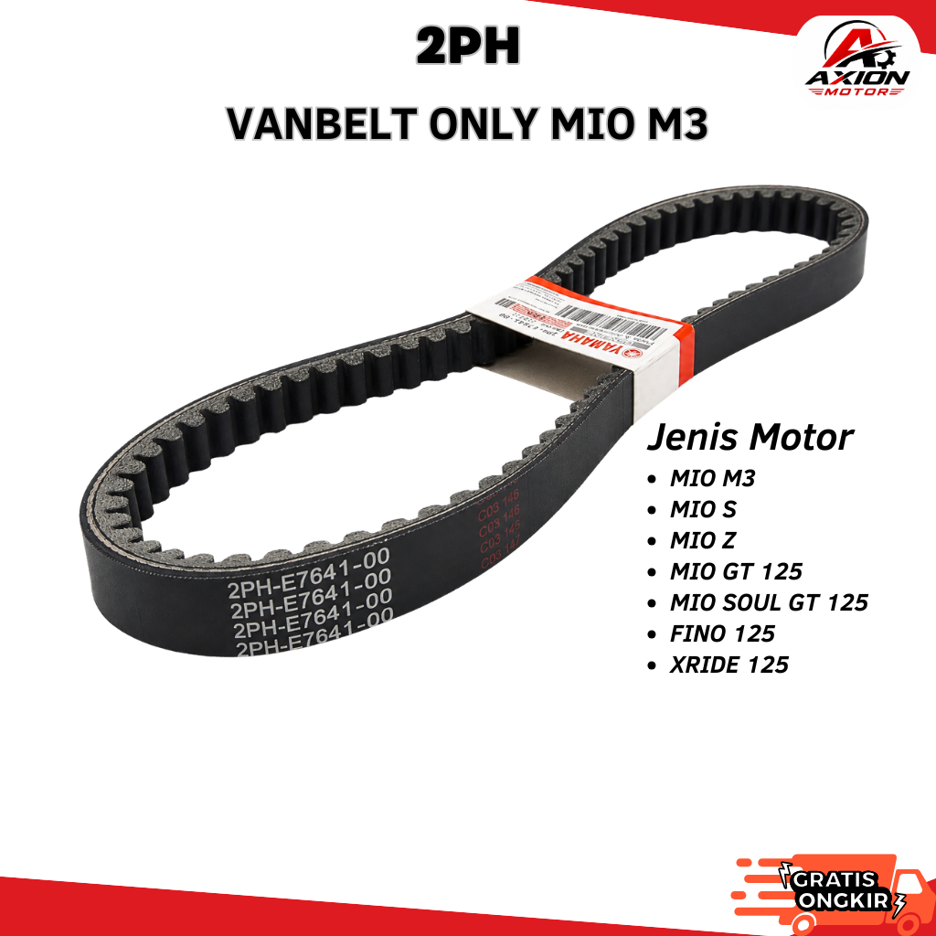 Vanbelt เท่านั้น Yamaha Mio M3 / Mio S / Mio Z / Mio Gt 125 / Mio Soul Gt 125 / Fino 125 / X Ride 12
