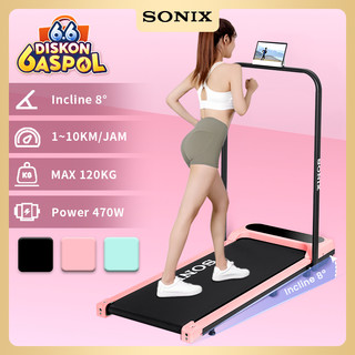 Sonix Incline Treadmill STR01 Running Mat Listrik Lipat Treadmill Elektrik Alat Fitness Walking Pad Small Foldable Ultra Quiet Indoor Home Fitness Equipment