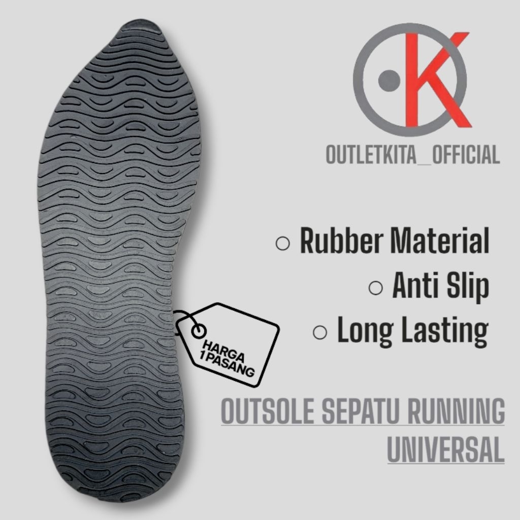 Universal Asics Running Outsole 36-44