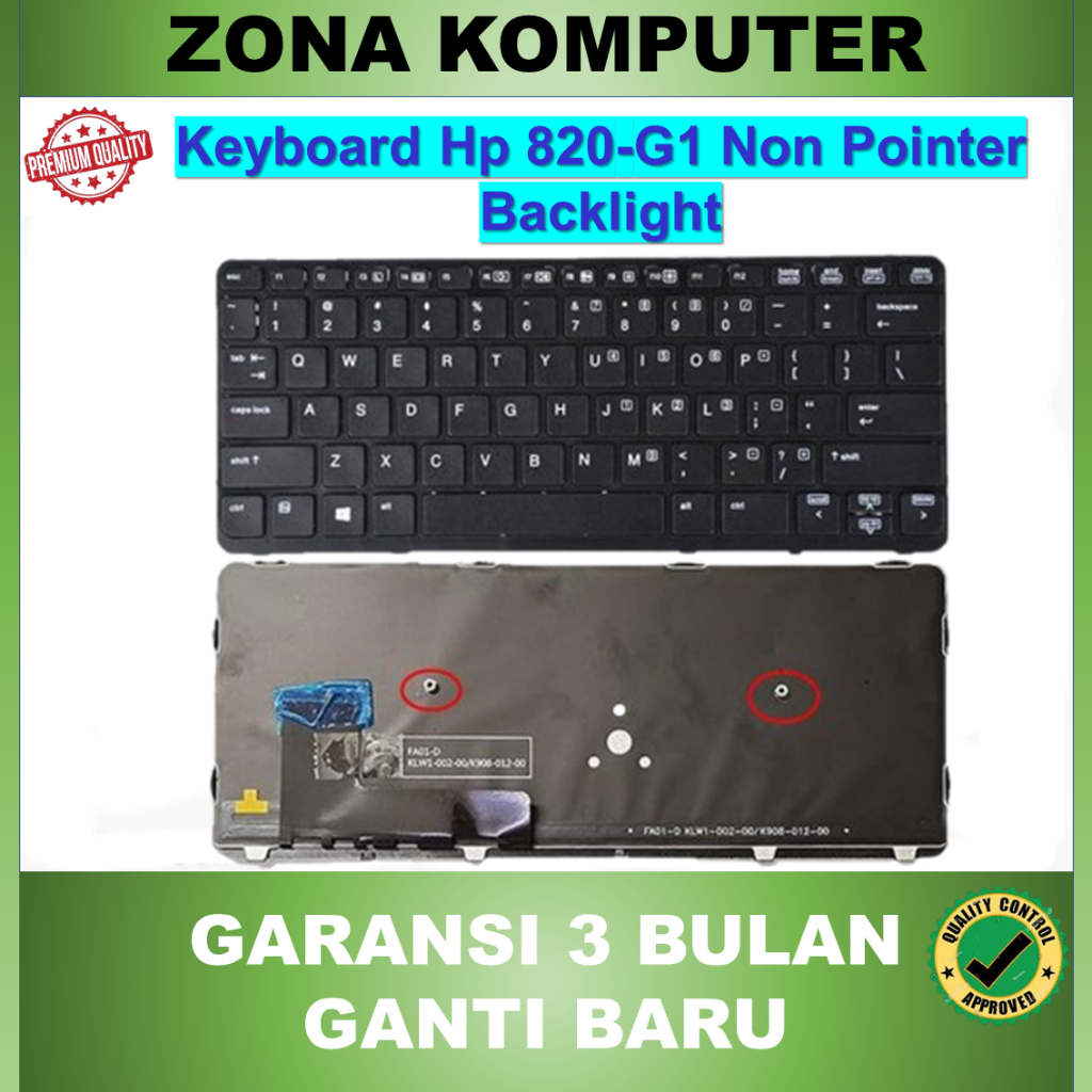 คีย์บอร์ด Hp EliteBook 820-G1 720 G1 720-G2 720 G2 725-G1 725 G1 725-G2 725 G2 Backlight