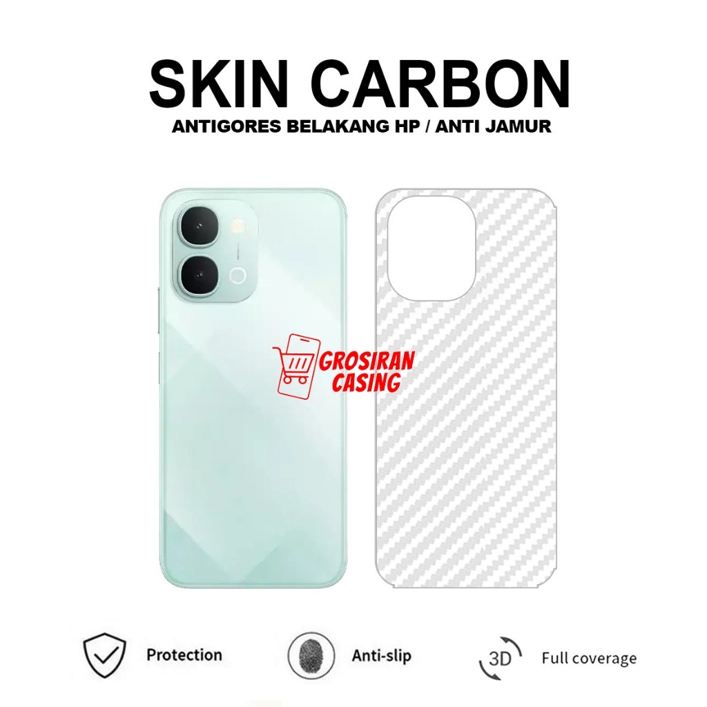 IQOO Z11X Skin Carbon 3D Anti-Scratch Back Skin Carbon iQOO Z11X