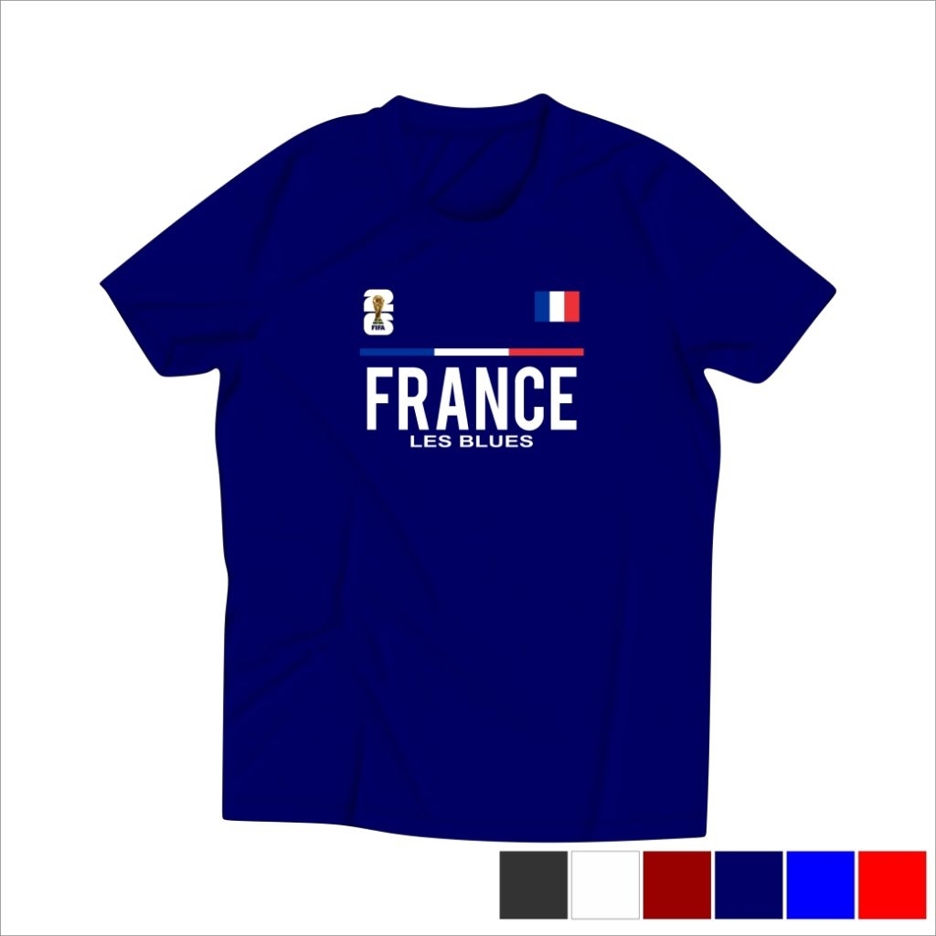 เสื้อยืด France france World Cup ฝรั่งเศส