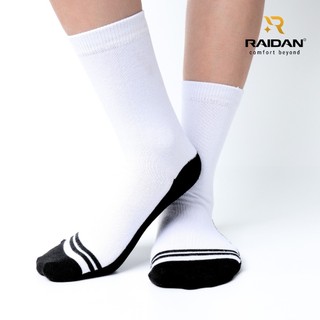 (6 Pasang) Kaos Kaki Sekolah Hitam Putih, Kualitas Premium, Ukuran SD SMP SMA R1091