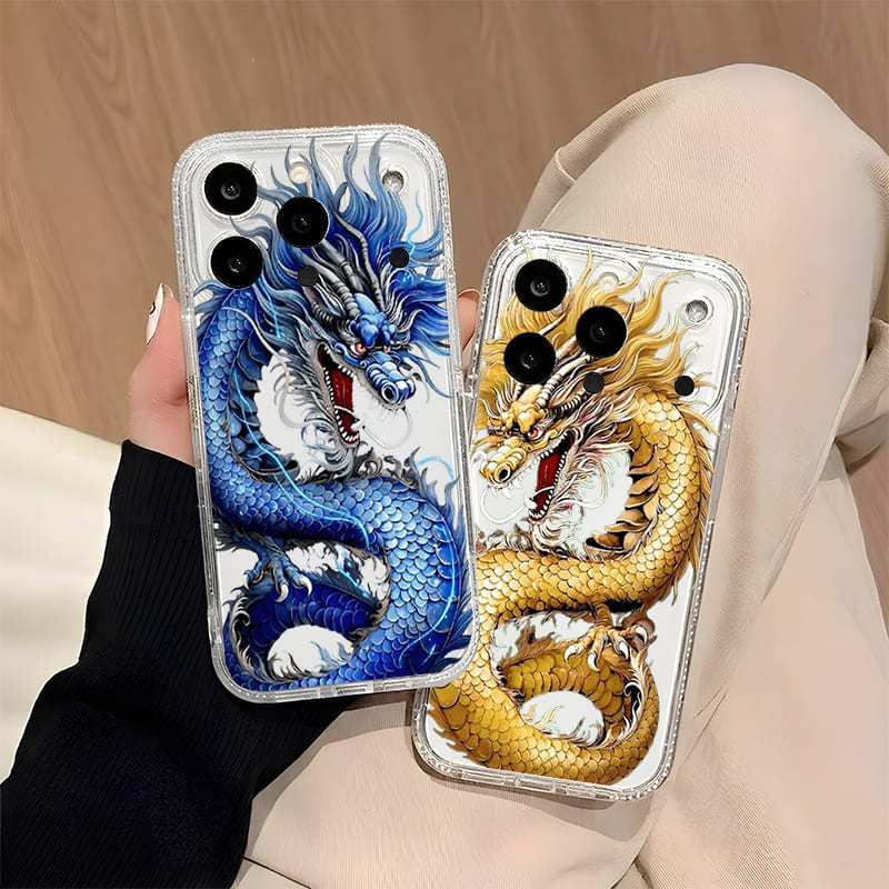 HP (NG01) Softcase Glossy Clear Case การ์ตูน Dragon Motif สําหรับ Vivo Y05 Z10R V60 LITE Y29 Y29S Y1