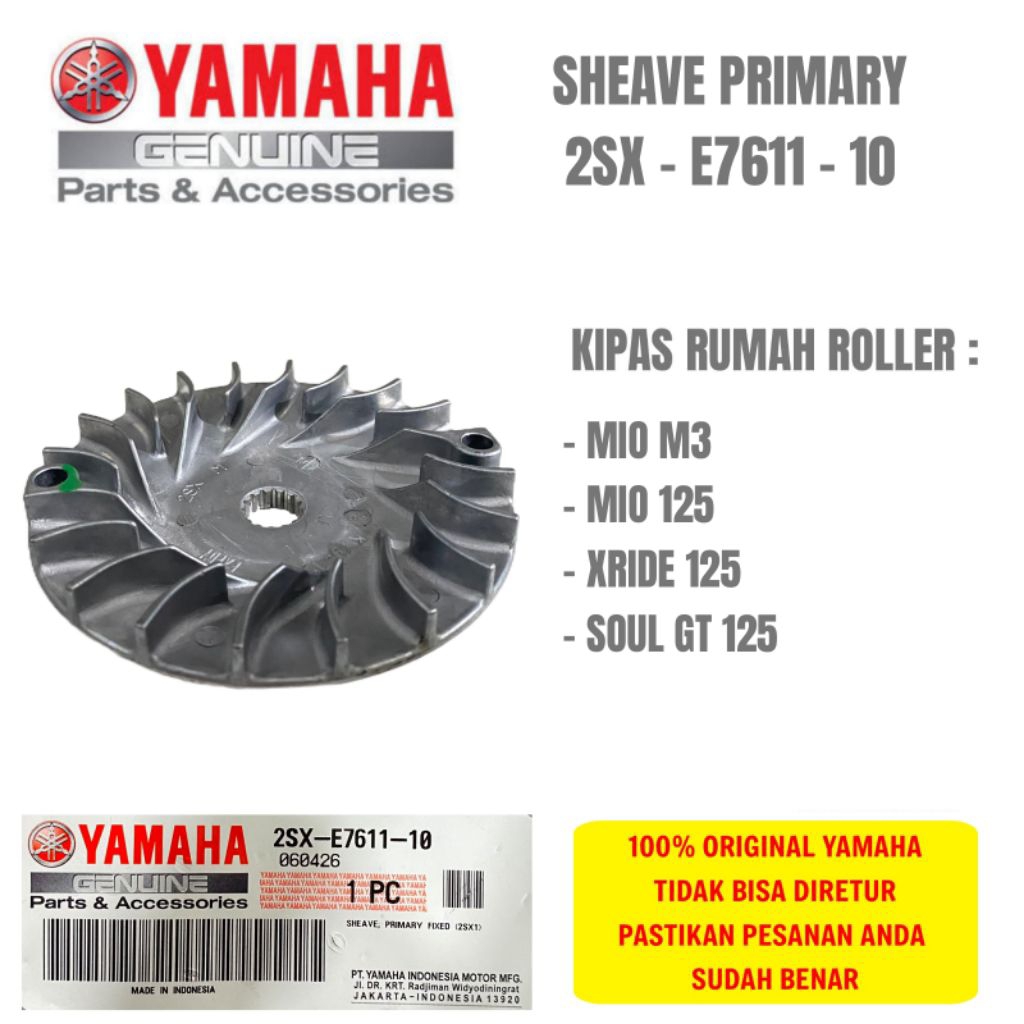 ROLLER HOUSE FAN MIO M3 YGP รอกกับบ้านลูกกลิ้ง Mio 125 soul gt 125 original yamaha 2SX E7611 10