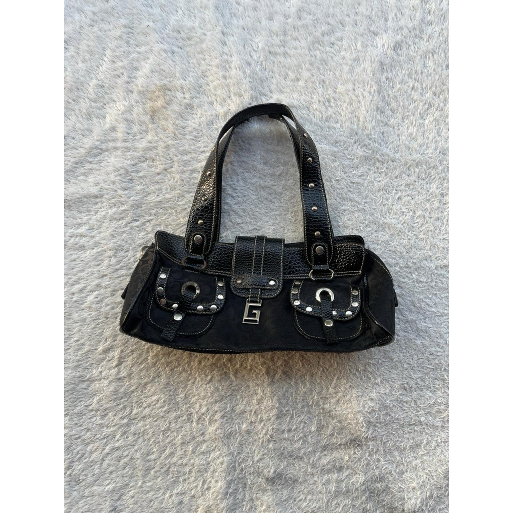 (SPLIT) G canvas vtg bag