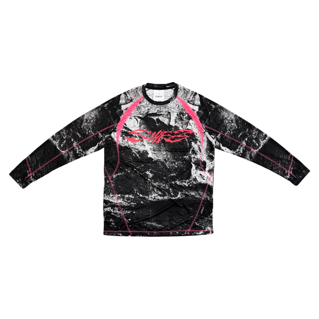 Snifr Enc - Lace Fearst Black Long Sleeve Jersey Running Trail Run