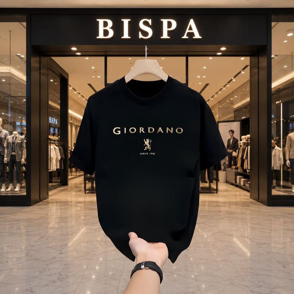 KATUN Giordano Logo Official Store Original Mens and Womens Distro เสื้อยืด Unisex ทุกวัน Streetwear