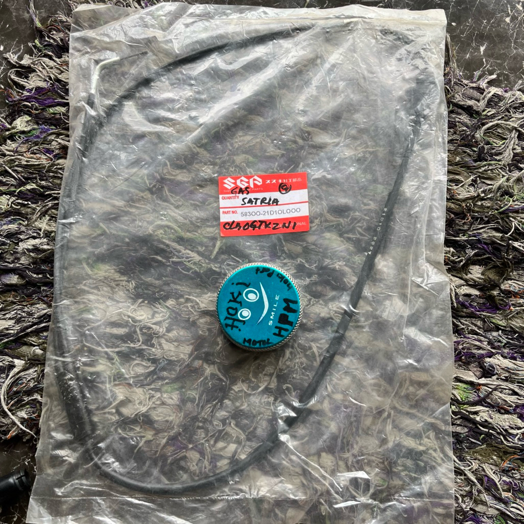 58300-21D30AS01 suzuki satria สายแก๊ส 2 จังหวะ hiu lumba เดิม sgp