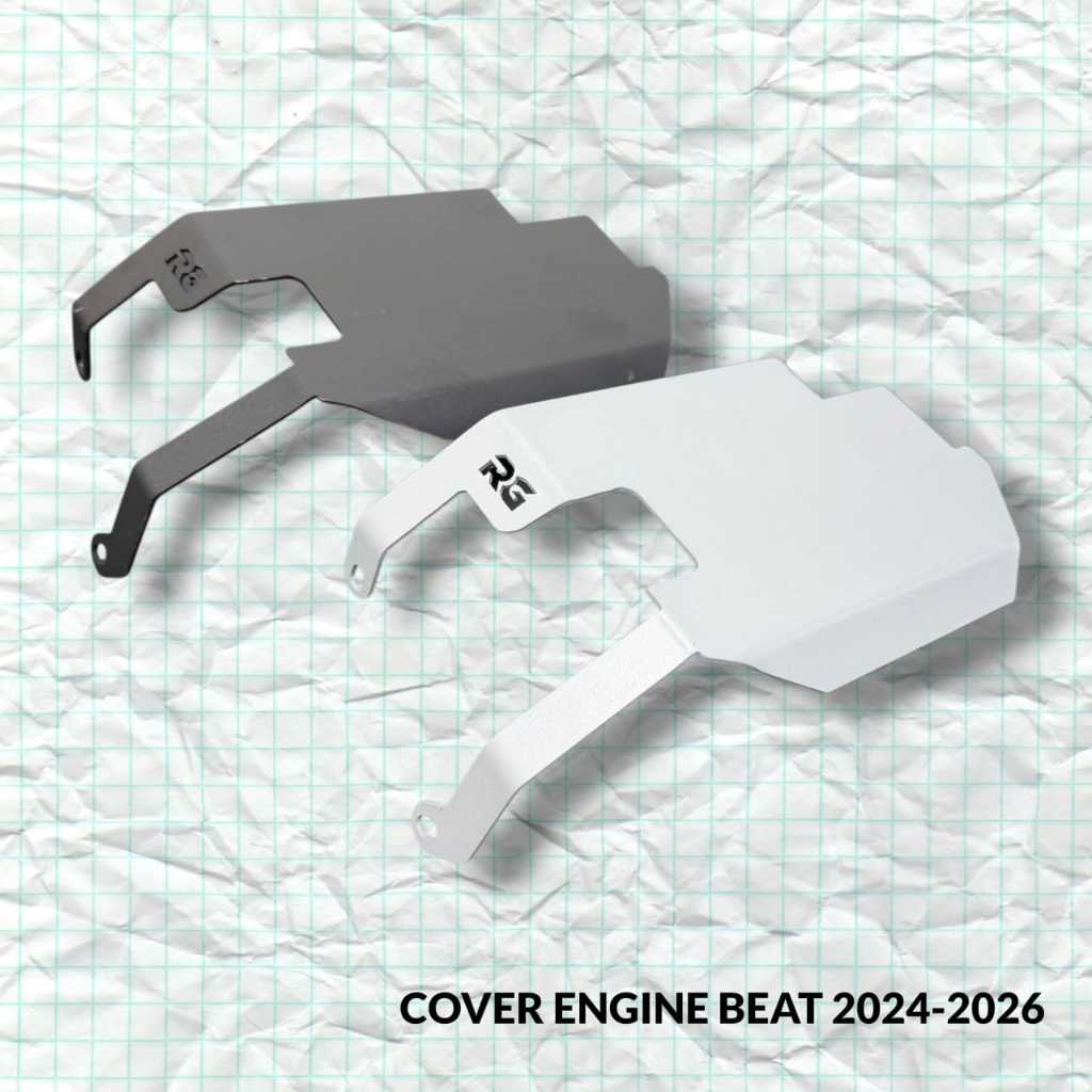 MESIN RG ENGINE COVER ตัวป้องกันเครื่องยนต์ส่วนล่างสําหรับ Honda BEAT (2024 - 2026), SCOOPY 2025 - 2