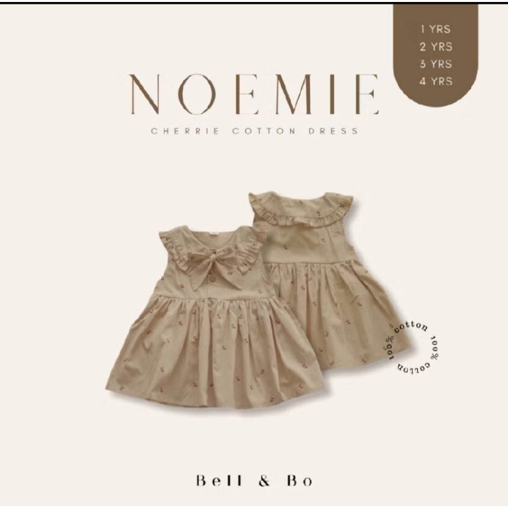 กระดิ่ง & BO | กระดิ่ง & BO NOEMIE | ชุดเดรสเด็กน่ารัก