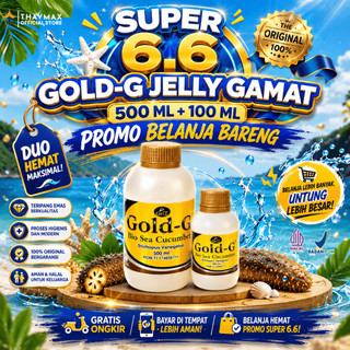 GOLD-G BIO SEA CUCUMBER BELI 500 ml GRATIS 100 ml