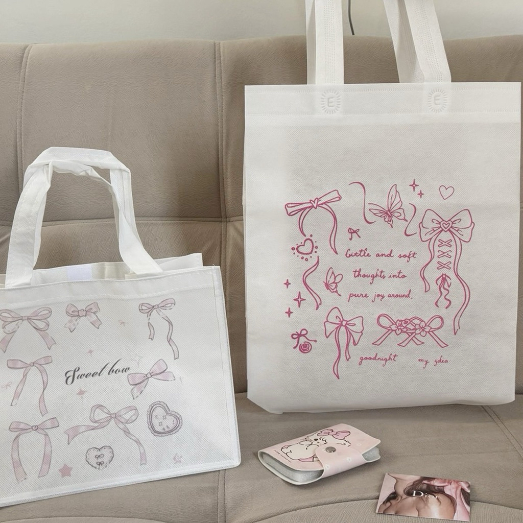 Mocorie - Irentte coquette Ribbon Multifunction Bag / coquette Pink Birthday Bag / Pink Ribbon Birth