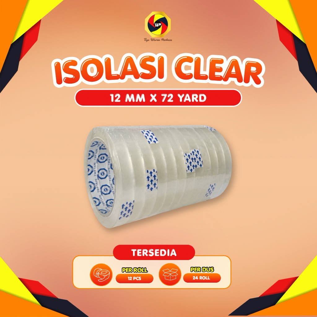 เคลียร์ TWP INSULATION 1 ม้วน ขนาด 12 MM x 72 YARD