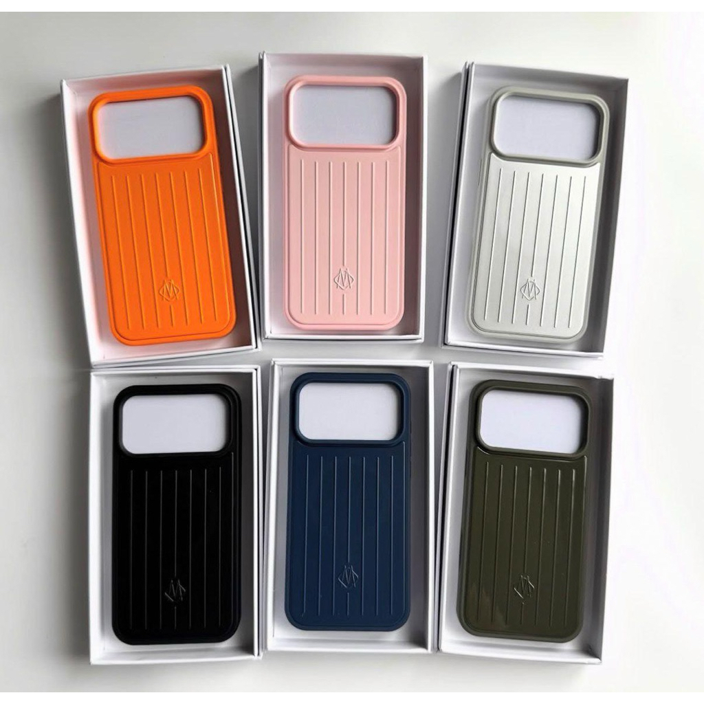 NO BRANDZ CASING PREMIUM SUITCASE IPHONE SERIES 15, 16 & 17 / CASE SUITCASE RIMOWA IPHONE SERIES 15-