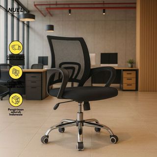 NUEL Kursi Kantor Import / Office Chair / Kursi Jaring