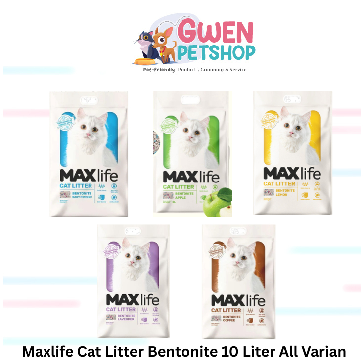 MAXlife ทรายแมว Bentonite 10L - ทราย