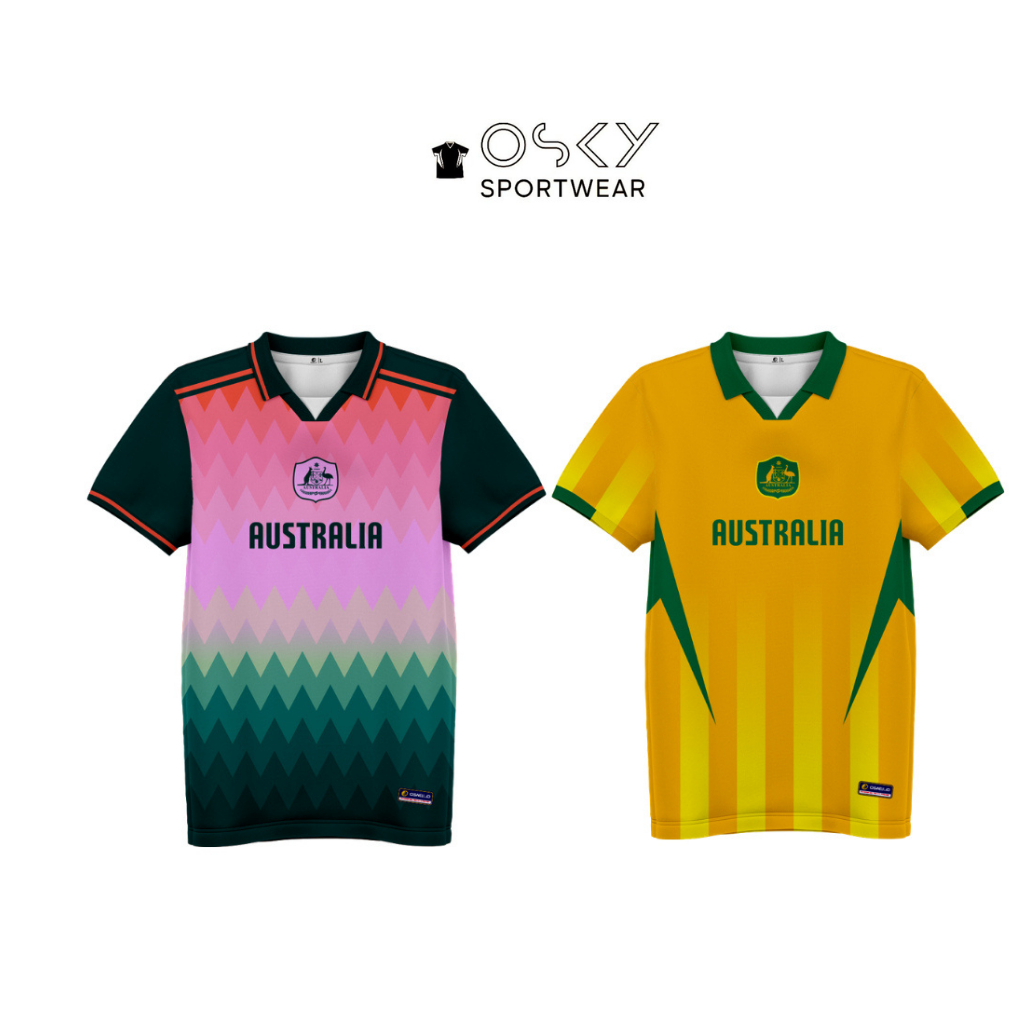 FANTASY AUSTRALIA WORLD CUP JERSEY 2026-2027 ชื่อและหมายเลขด้านหลังฟรี