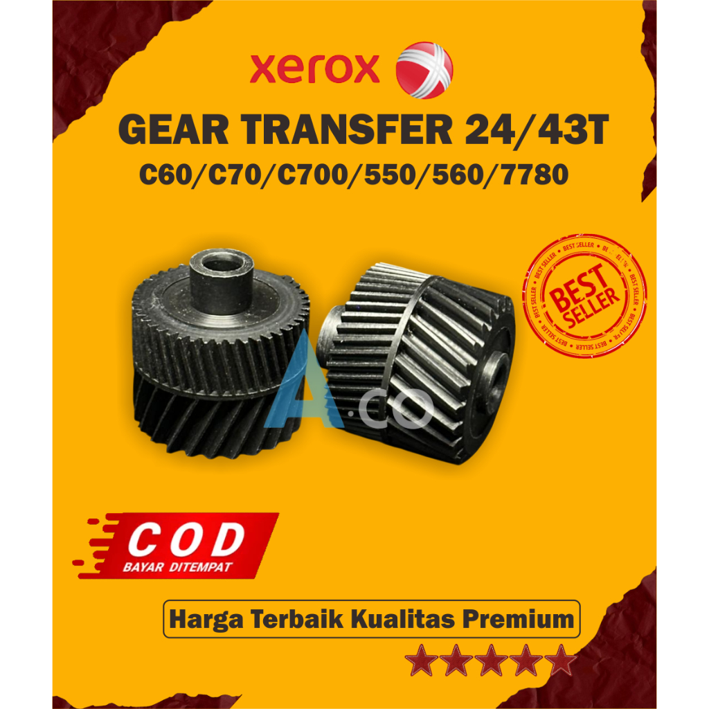 เกียร์ TRANSFER 24/43T XEROX C60 C70 C700 550 560 7780 785785 6680
