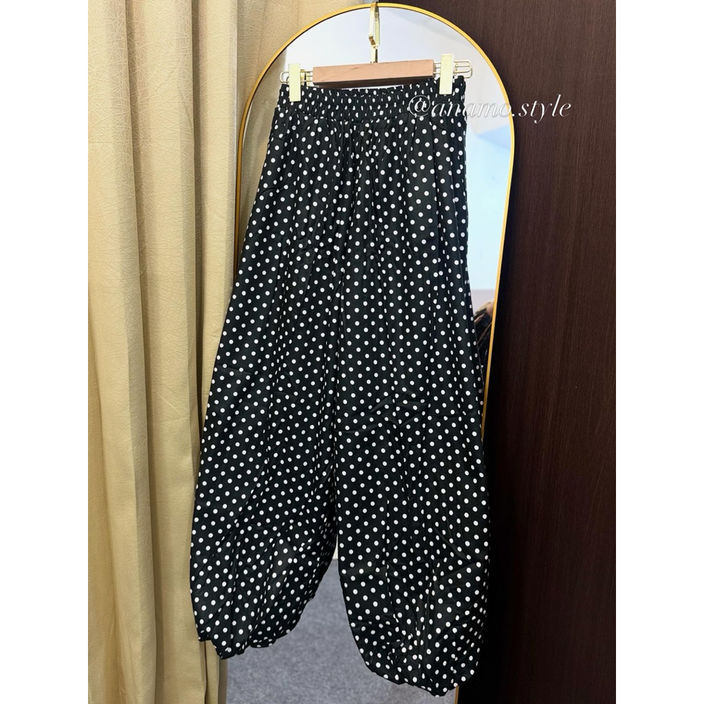 AN68 - ALADIN POLKADOT PANTS / PREMIUM BALLOON