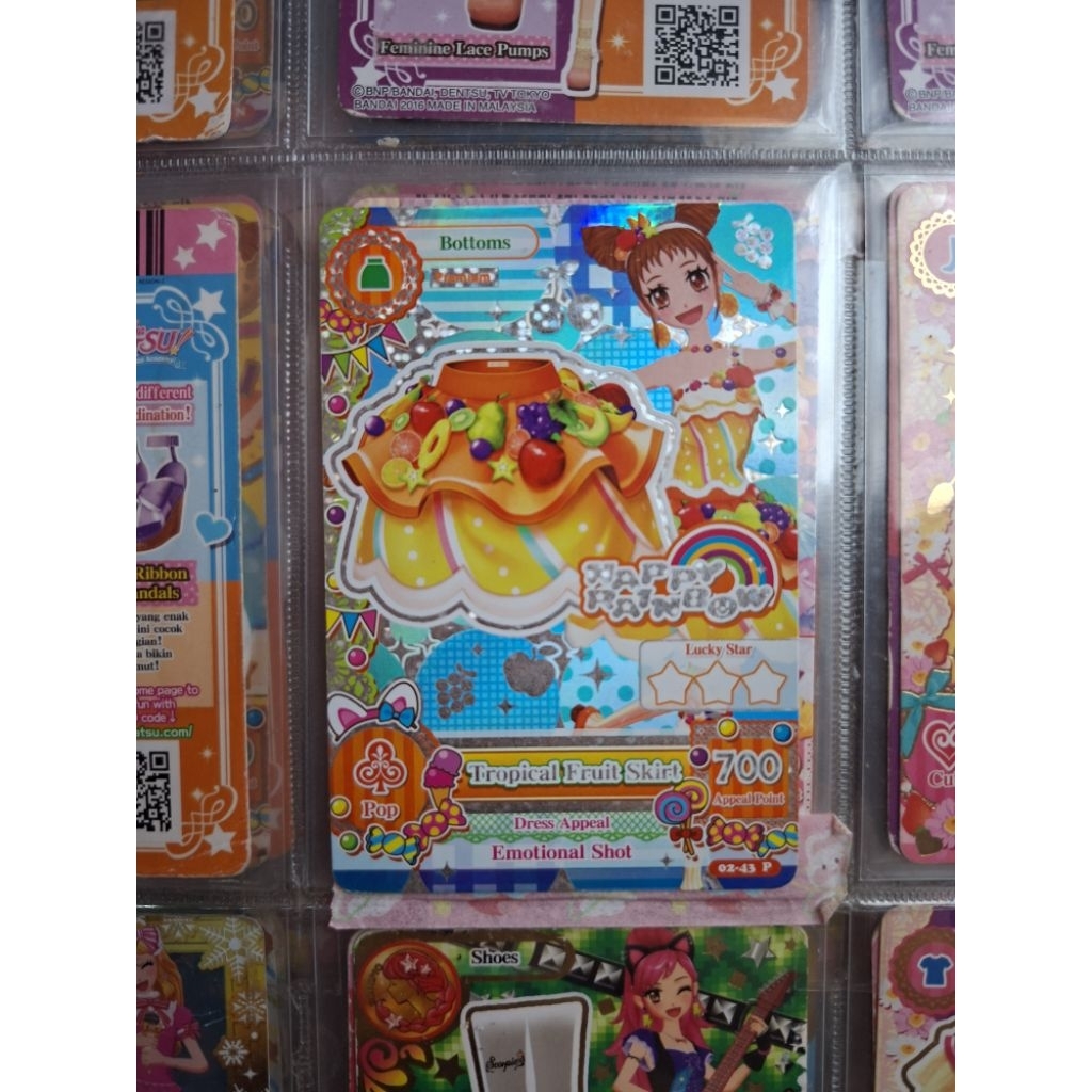 Aikatsu Premium Card Happy Rainbow Otome Tropical Fruit | การ์ดไอคัตสึ