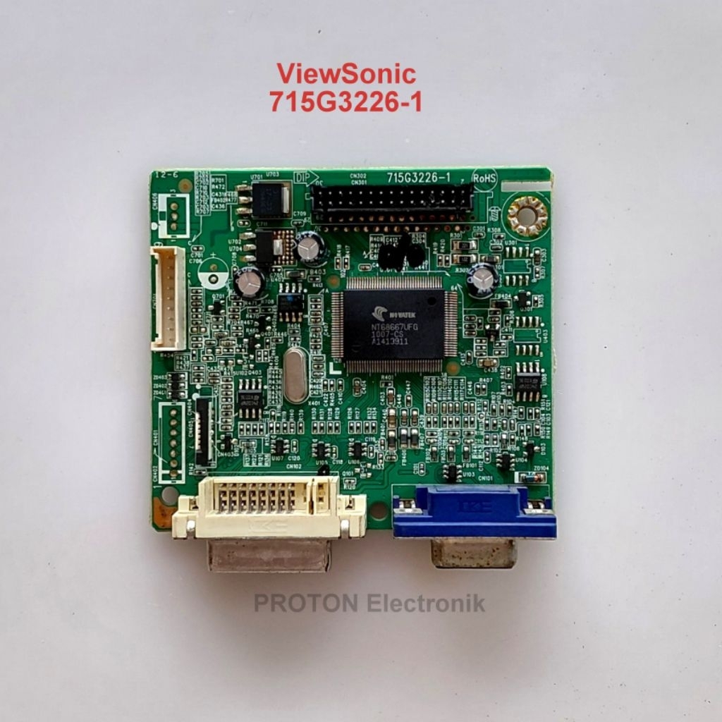 MESIN เมนบอร์ด LED Monitor ViewSonic VS12506 ดู Sonic VA2223W VA2223WM TFT LCD Monitor เครื่อง Manhe