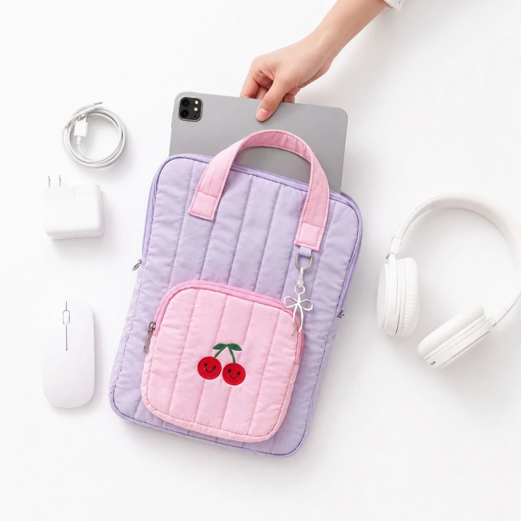 UNGU กระเป๋าแท็บเล็ต Slingbag Puffy Case สำหรับ Tecno Megapad 10.3 11 นิ้ว thumbnail 4