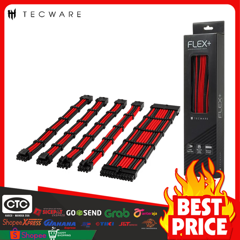 ชุดต่อขยาย TECWARE FLEX PLUS PSU (สายจ่ายไฟ 5 ชิ้น) - FLEX+