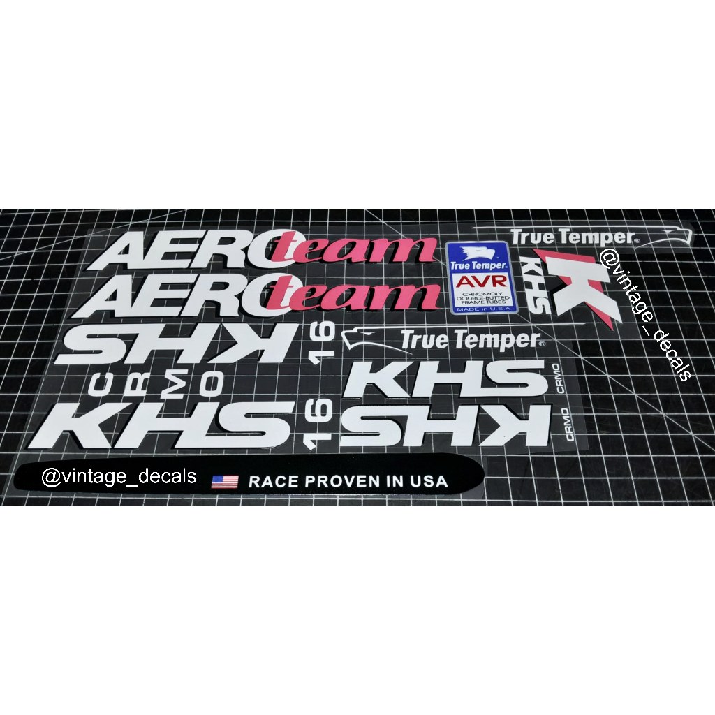 การเปลี่ยนสติ๊กเกอร์ KHS AERO TEAM