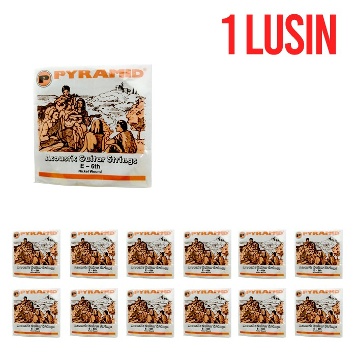 PIRAMID GUITAR STRINGS / PIRAMID ACOUSTIC GUITAR STRINGS NO. 1-6 ชิ้น