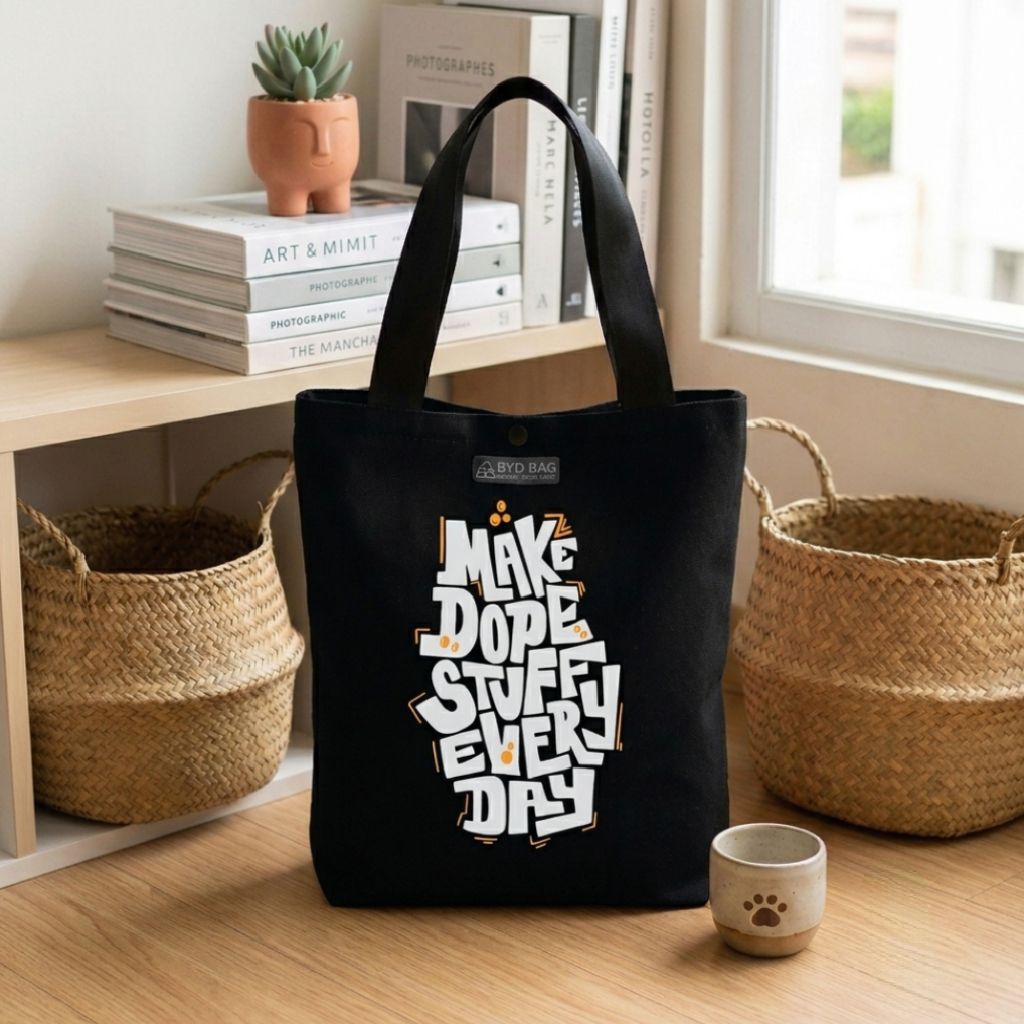 Canvas Totebag Quotes Series Wise Words