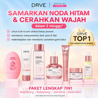 [COD] DRVE 7in1 Glowing Skincare Set - Brightening Anti Aging Melembabkan Wajah Kusam Glass Skin Cocok Semua Jenis Kulit Noda Hitam Kulit Kusam Bekas Jerawat mencerahkan kulit Glass Skin