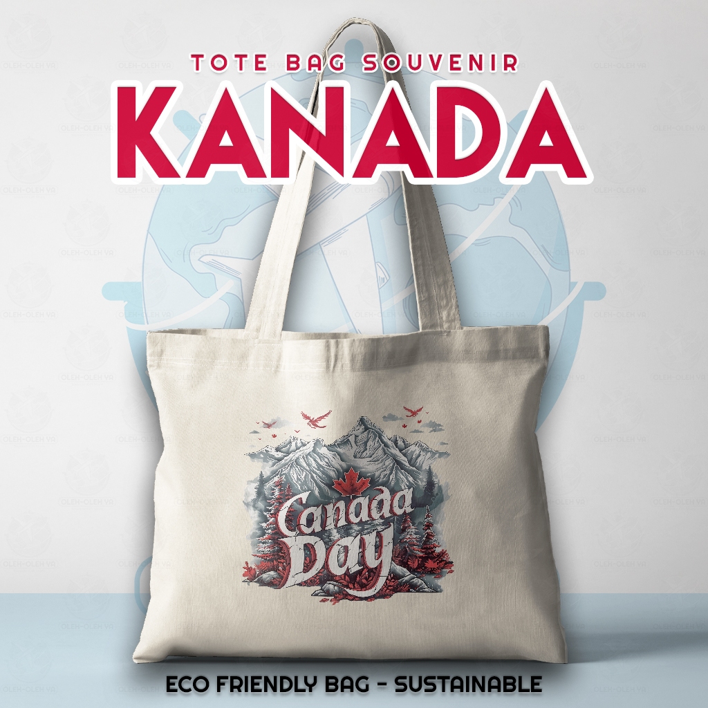 ของที่ระลึก ของที่ระลึก Tote Bag Canada Overseas - ของที่ระลึก Tote Bag Canada Day Tourist City - To
