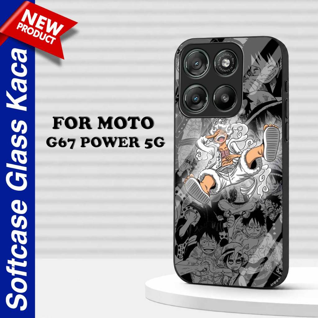 CASING สําหรับ MOTOROLA MOTO G67 POWER 5G [M352] SOFTCASE GLASS GLOSSY GLASS สําหรับ MOTO G67 POWER 