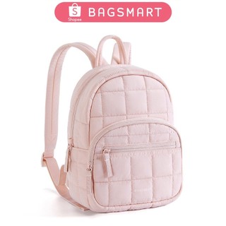 BAGSMART Mini Backpack Laptop 9.7Inch for Women Travel Backpack Kuliah Travel Ransel Quilted Water