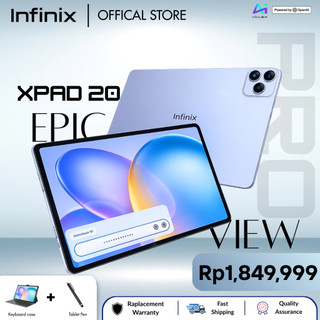[ COD Tersedia ] Infinix XPad 20 Pro 12" 16GB RAM + 512GB ROM | Super Cepat & Smooth | Layar Besar | Garansi Resmi