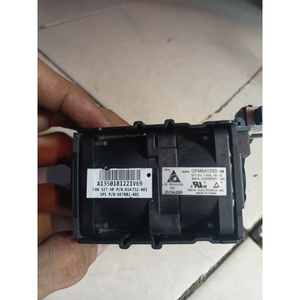 Delta Electronics DC12V 1.82a พัดลมเซิร์ฟเวอร์ปกติ