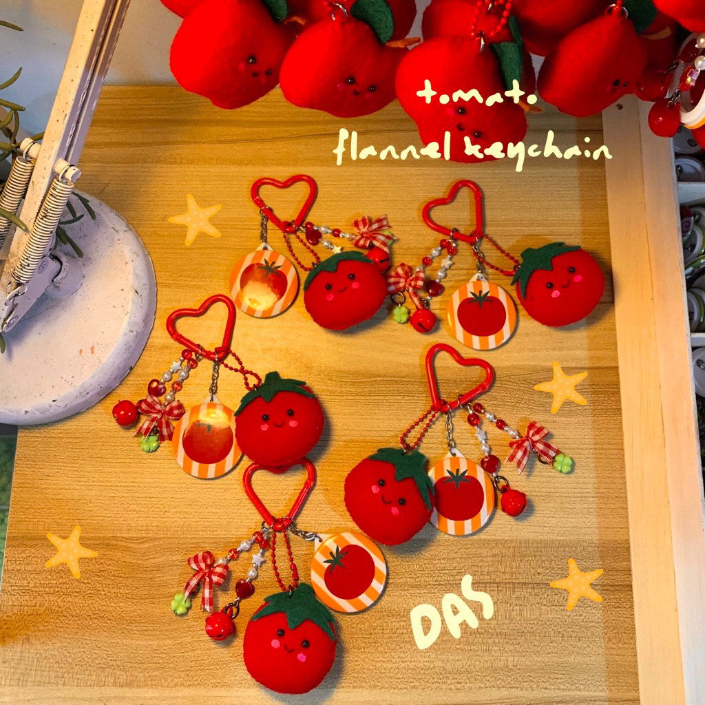 DAS TOMATO BAG CHARMS KEYCHAIN
