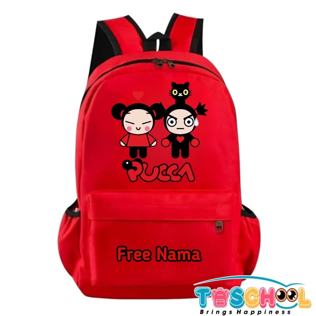 PUCCA CHILDRENS BACKPACK ฟรีชื่อ
