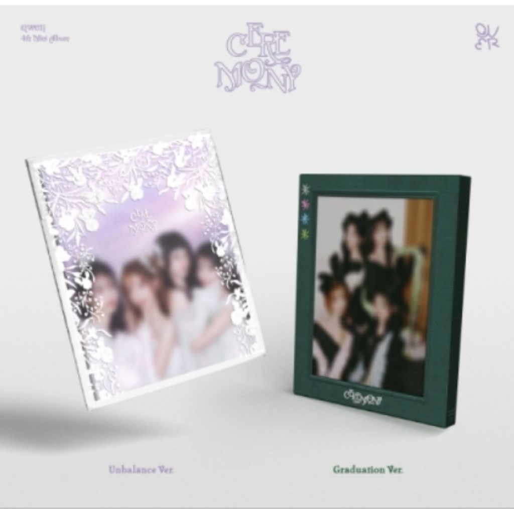Qwer อย่างเป็นทางการอัลบั้มพิธีไม่สมดุลจบการศึกษา Photobook รุ่น chodan magenta hina siyeon off อัลบ