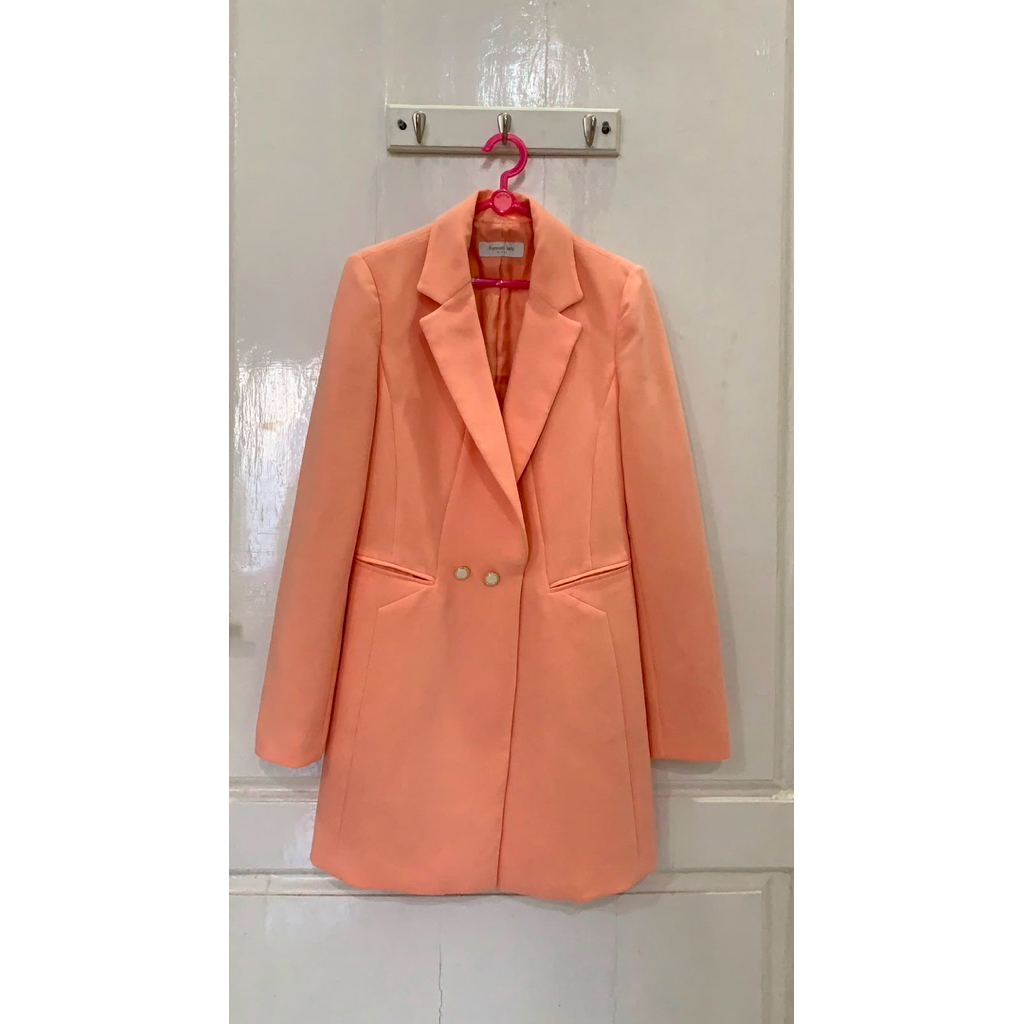 Preloved Peach Pink Salem Blazer