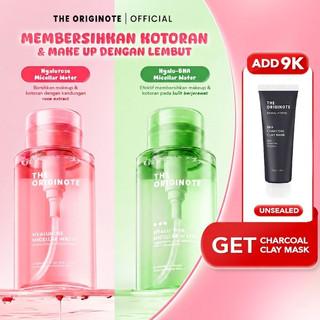 [FREE GIFT] The Originote Micellar Water Hyalurose 300ml | Pembersih Wajah, Cleansing Water, Makeup Remover, Pembersih Muka pembersih double cleansing pembersih make up make up remove cleanface Micellar Untuk Kulit Sensitif Penghapus Riasan