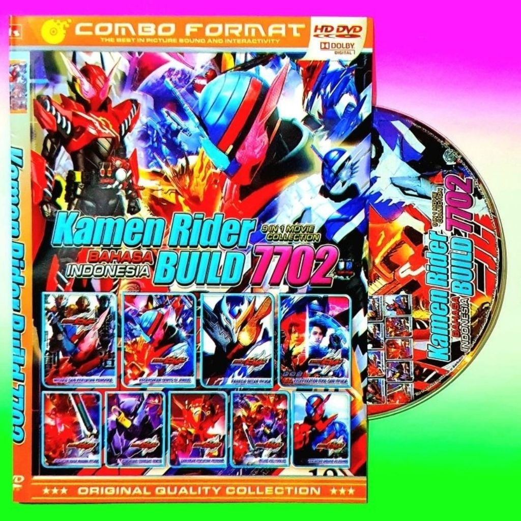 ดีวีดี CASSETTE KAMEN RIDER BUILD-DVD KAMEN RIDER ZIEO-DVD KAMEN RIDER EX AID-DVD MASKED RIDER
