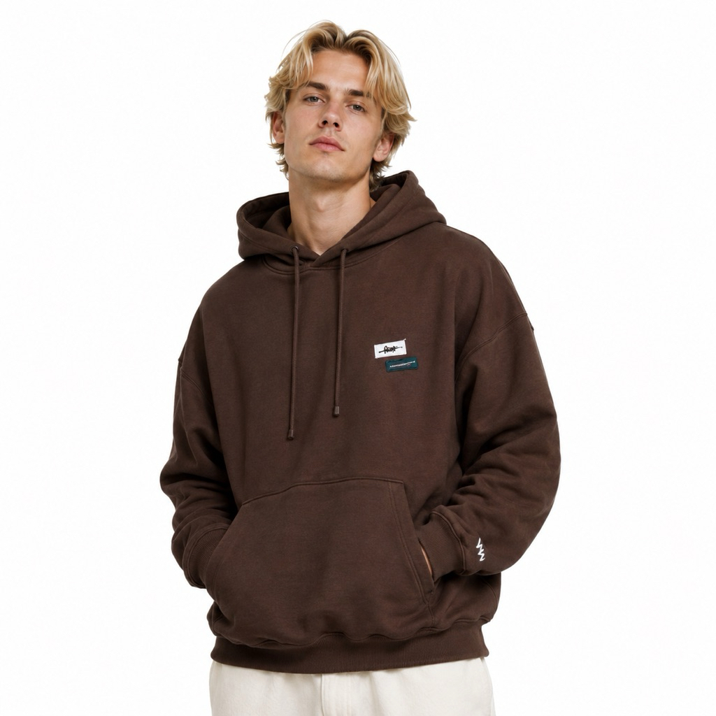 WV Project Hoodie สีน้ําตาล