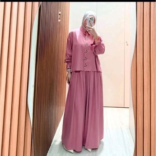 Briella One set wanita kekinian bordir Busui friendly  ukuran standart dan jumbo
