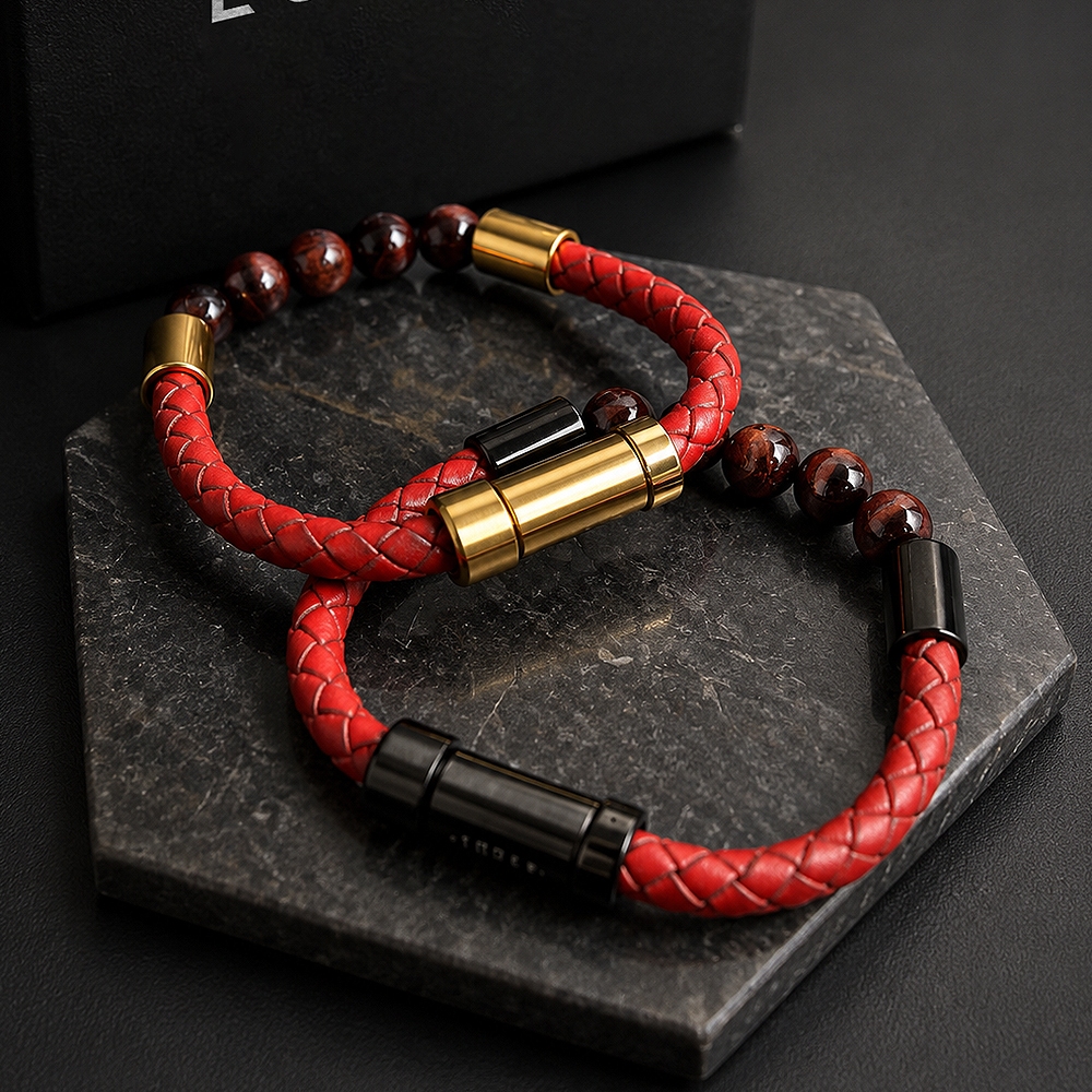 LUCAN - สร้อยข้อมือผู้ชาย Fudo Series, สร้อยข้อมือผู้ชาย, แฟชั่น Distro Premium Fudo