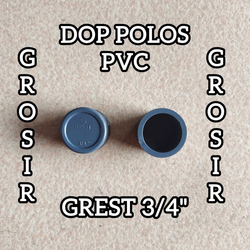 [WHOLESALE] PLAIN PVC GREST 3/4" PVC PIPE COVER GREST
