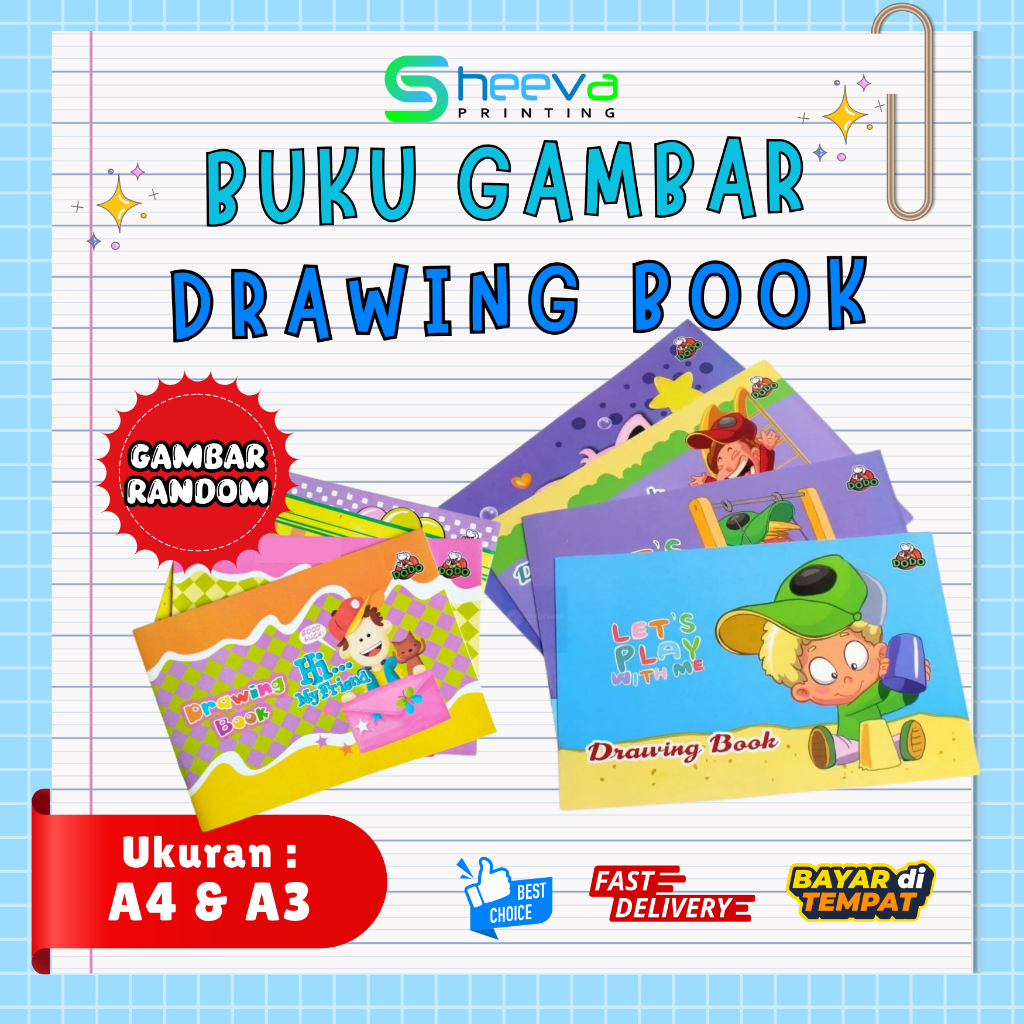 A3 & A4 DRAWING BOOK/กระดาษวาดรูป
