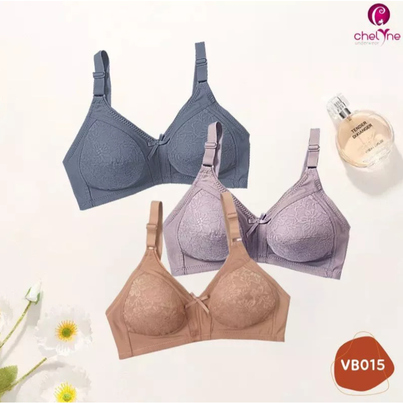 BH Full Cup Thin Foam Brocade VB015 / BB008 Mix Spandex Lycra - Daily Bra 40/46 Cup C
